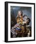 Gaspard De Gueidan Playing Bagpipes, Ca 1735-Hyacinthe Rigaud-Framed Giclee Print