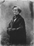 Hector Berlioz, French Romantic Composer, C1863-Gaspard-Felix Tournachon-Framed Stretched Canvas