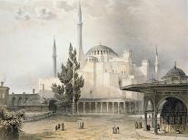 Haghia Sophia, Plate 17: Exterior View of the Mosque, Published 1852-Gaspard Fossati-Giclee Print