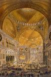 Haghia Sophia, Plate 2: the Narthex Published 1852-Gaspard Fossati-Framed Stretched Canvas