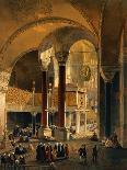 Haghia Sophia, Plate 2: the Narthex Published 1852-Gaspard Fossati-Framed Stretched Canvas