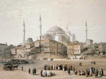 Haghia Sophia, Plate 17: Exterior View of the Mosque, Published 1852-Gaspard Fossati-Giclee Print