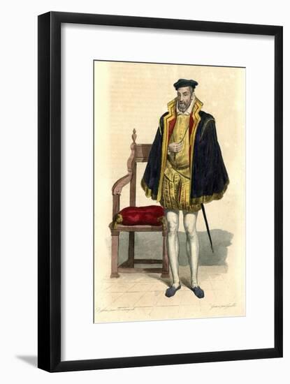 Gaspard II de Coligny-null-Framed Art Print