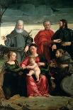 The Mystic Marriage of St. Catherine with St. Francis, St. Clare, St. Cosmas and St. Damian-Gaspare Pagani-Giclee Print