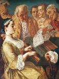 La Lecon De Couture - the Sewing Lesson Par Traversi, Gaspare (1732-1769). Oil on Canvas, Size : 13-Gaspare Traversi-Giclee Print