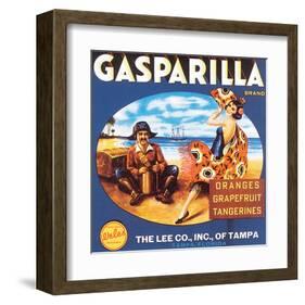 Gasparilla Citrus, Florida-null-Framed Art Print
