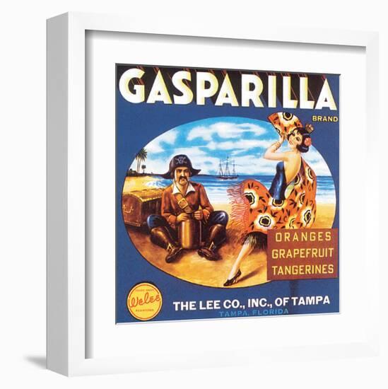 Gasparilla Citrus, Florida-null-Framed Art Print