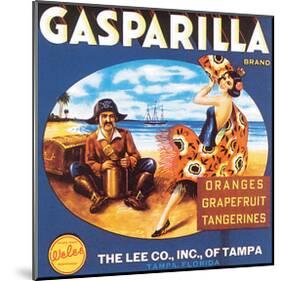 Gasparilla Citrus, Florida-null-Mounted Art Print