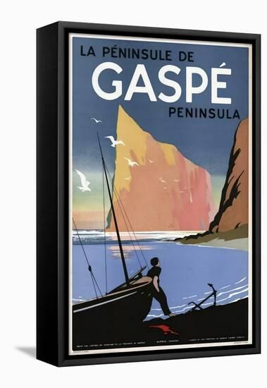 Gaspe-Vintage Apple Collection-Framed Stretched Canvas