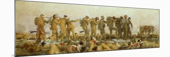 Gassed, an Oil Study, 1918-19-John Singer Sargent-Mounted Premium Giclee Print