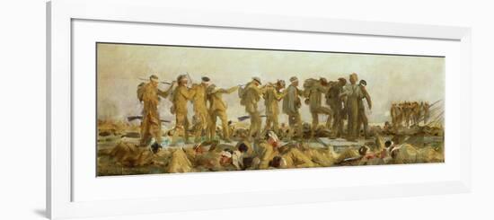 Gassed, an Oil Study, 1918-19-John Singer Sargent-Framed Giclee Print