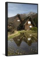 Gassho-Zukuri Folk Houses, Ogimachi Village, Shirakawa-Go, Near Takayama, Central Honshu, Japan-Stuart Black-Framed Photographic Print