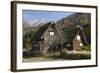 Gassho-Zukuri Folk Houses, Ogimachi Village, Shirakawa-Go, Near Takayama, Central Honshu, Japan-Stuart Black-Framed Photographic Print