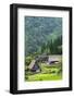 Gassho-zukuri houses in the mountain, Ainokura Village, Gokayama, Japan-Keren Su-Framed Photographic Print