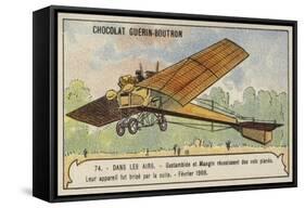 Gastambide-Mengin Monoplane, February, 1908-null-Framed Stretched Canvas