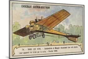 Gastambide-Mengin Monoplane, February, 1908-null-Mounted Giclee Print