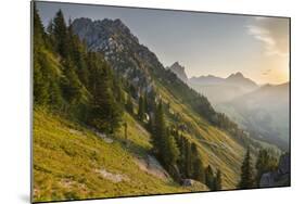 Gastlosen Mountain Range, Freiburg, Switzerland-Rainer Mirau-Mounted Photographic Print