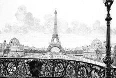 Paris, France - La Tour Eiffel-Gaston Coindre-Framed Art Print