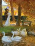 Lovers and Swans-Gaston Latouche-Mounted Giclee Print