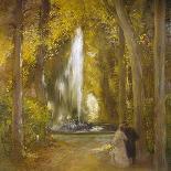 Lovers and Swans-Gaston Latouche-Stretched Canvas