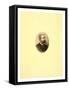 Gaston Tissandier, French Balloonist, Bust-Length Oval Portrait-Henri Thiriat-Framed Stretched Canvas