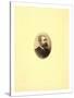 Gaston Tissandier, French Balloonist, Bust-Length Oval Portrait-Henri Thiriat-Stretched Canvas