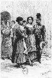 Scene from "Carmen" by Prosper Merimee Illustrated by Eugene Decisy-Gaston Vuillier-Giclee Print