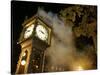 Gastown's Famous Steam-Powered Clock, Vancouver, Canada-Lawrence Worcester-Stretched Canvas