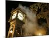 Gastown's Famous Steam-Powered Clock, Vancouver, Canada-Lawrence Worcester-Mounted Photographic Print