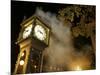 Gastown's Famous Steam-Powered Clock, Vancouver, Canada-Lawrence Worcester-Mounted Photographic Print