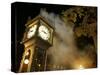 Gastown's Famous Steam-Powered Clock, Vancouver, Canada-Lawrence Worcester-Stretched Canvas