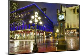 Gastown Steam Clock Vancouver-null-Mounted Art Print