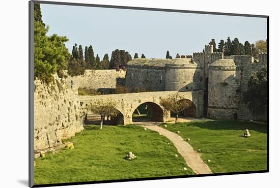 Gate Ampuaz, Old Town, Rhodes City, Rhodes, Dodecanese, Greek Islands, Greece, Europe-Jochen Schlenker-Mounted Photographic Print