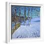 Gate and Trees,Winter, Dam Lane, Derbyshire, 2013-Andrew Macara-Framed Giclee Print