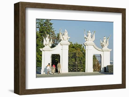 Gate at Bratislava Castle, Bratislava, Slovakia, Europe-Christian Kober-Framed Photographic Print