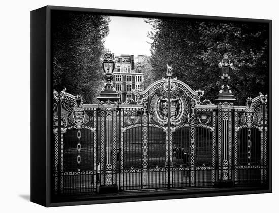 Gate at Buckingham Palace - Green Park - London - UK - England - United Kingdom - Europe-Philippe Hugonnard-Framed Stretched Canvas