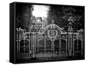 Gate at Buckingham Palace - Green Park - London - UK - England - United Kingdom - Europe-Philippe Hugonnard-Framed Stretched Canvas