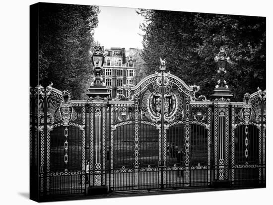 Gate at Buckingham Palace - Green Park - London - UK - England - United Kingdom - Europe-Philippe Hugonnard-Stretched Canvas