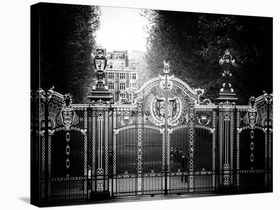 Gate at Buckingham Palace - Green Park - London - UK - England - United Kingdom - Europe-Philippe Hugonnard-Stretched Canvas