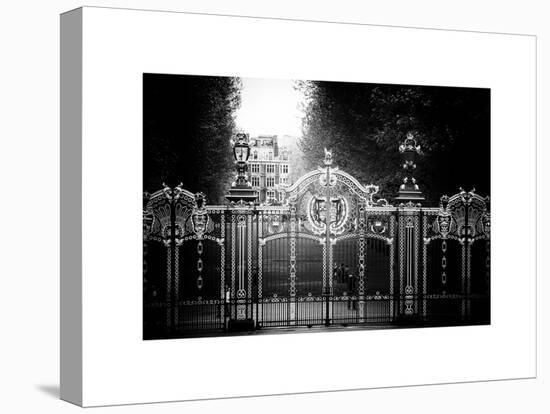 Gate at Buckingham Palace - Green Park - London - UK - England - United Kingdom - Europe-Philippe Hugonnard-Stretched Canvas