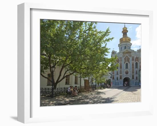 Gate Church of the Trinity, Kiev-Pechersk Lavra, UNESCO World Heritage Site, Kiev, Ukraine, Europe-Graham Lawrence-Framed Photographic Print