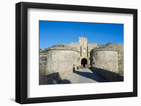 Gate D'Amboise, the Medieval Old Town, City of Rhodes-Michael Runkel-Framed Photographic Print