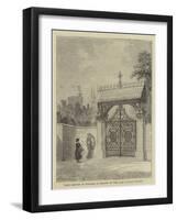 Gate Erected at Windsor in Memory of the Late Charles Knight-Percy William Justyne-Framed Giclee Print