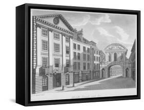 Gate House, Middle Temple, City of London, 1800-Samuel Ireland-Framed Stretched Canvas