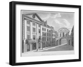 Gate House, Middle Temple, City of London, 1800-Samuel Ireland-Framed Giclee Print