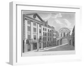 Gate House, Middle Temple, City of London, 1800-Samuel Ireland-Framed Giclee Print