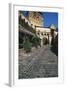 Gate in Citadel Walls under Clock Tower-null-Framed Photographic Print