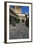 Gate in Citadel Walls under Clock Tower-null-Framed Photographic Print