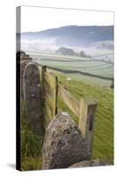 Gate in Stone Wall and Field-Miles Ertman-Stretched Canvas