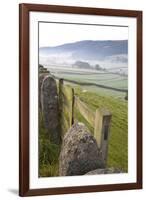 Gate in Stone Wall and Field-Miles Ertman-Framed Photographic Print